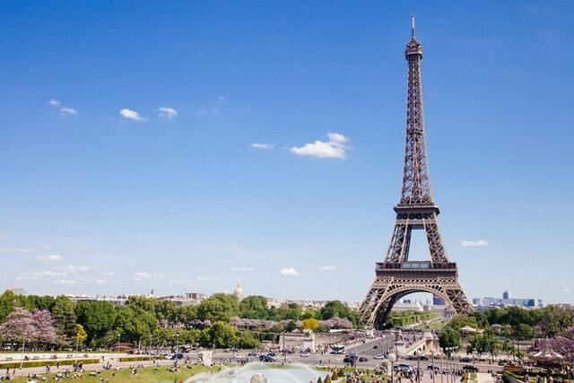 the eiffel tower by day in paris