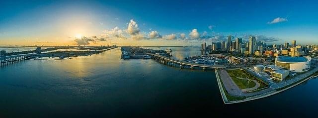 Sunset in Miami