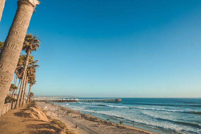 Mission Beach in san diego