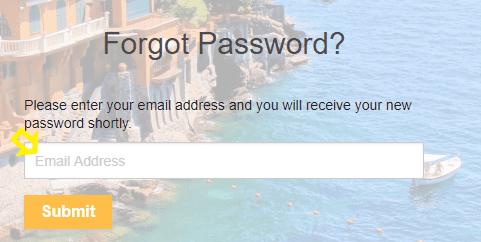 Log into The Travel Secret account if you forget the password 